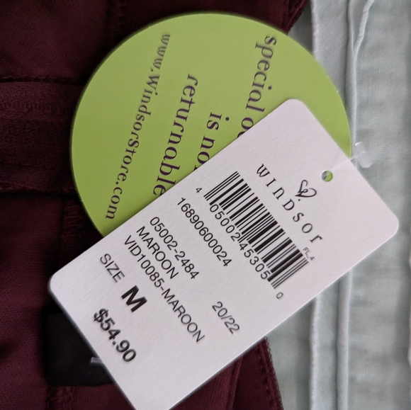 NWT Windsor Shay A Line Tulle Formal Dress in Wine - Picture 6 of 11